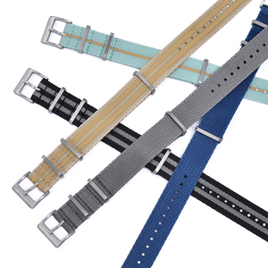 ג 'ילונג באיכות גבוהה חלקה ניילון שעון רצועה מספר גדלים וסגנונות 20mm 22 מ "מ החלפת רצועה שעון - Product Image 2