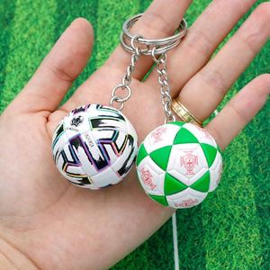 Vente en gros de porte-clés en métal 3D mini créatif en forme de ballon de football - Décoration de mode écologique - Product Image 2