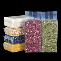 Grands sacs transparents en Nylon pour le riz, taille personnalisée et impression, emballage en plastique, scellage sous vide