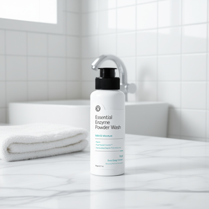 Poudre enzymatique essentielle 90g – Nettoyant visage doux hydratant et exfoliant pour les pores - Product Image 4