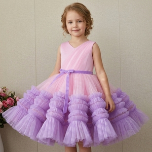 fall dress girls size 6 Little Girls Cute Fall Floral Tiered Ruffle Dress