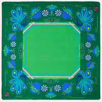 Tapis de mahjong américain en caoutchouc naturel de luxe, antidérapant, insonorisant, lavable, durable, 800x800mm