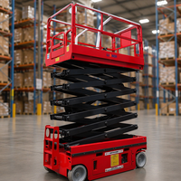 Chariot élévateur mobile CE Liondi EFM-6000/EFM-8000 6m/8m/10m à profil bas, capacité 320 kg, table élévatrice à ciseaux électrique pour lignes d'emballage