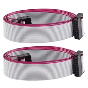 Manufacturer flex 1.27/2.0/2.54mm pitch 4/6/8/12/20/40 pin IDC Flat ribbon cable awm 2651 cable