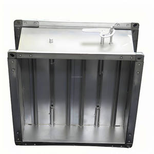 जस्ती मैनुअल वायु मात्रा नियंत्रण वाल्व, एचवैक नलिकाओं के लिए मैनुअल एयर वॉल्यूम कंट्रोल वाल्व - Product Image 1