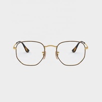 Lunettes optiques en or massif réglables, 18kt, lunettes en titane avec votre propre logo