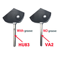 433 MHZ 4A puce Flip clé de voiture pliante à distance pour Peugeot 308 4008 pour Citroen C3 C5 C6 HU83 VA2 lame