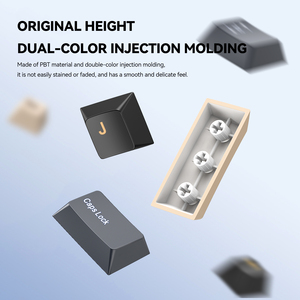 Dark Alien tùy chỉnh Aula 75% RGB hot-trao đổi bàn phím cơ khí Ba chế độ BT có dây 2.4G chơi game không dây bàn phím - Product Image 4