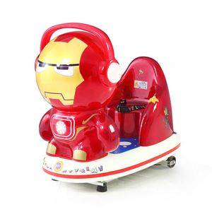 Nouvelle Machine de Jeu Commerciale MP5 pour Enfants, Voiture Électrique Spider-Man à Monnayeur, avec Fonction Balançoire - Product Image 1