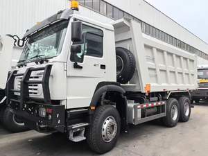 Sinotruk Howo Nuevo 6x4 371 Camión volquete Camión diésel pesado con dirección izquierda Garantía completa y protección mental de cara antigua - Product Image 4