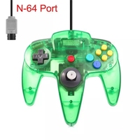 Joystick de Juego Transparente con Cable para Nintendo N64, Controlador de Juego para Nintendo N64