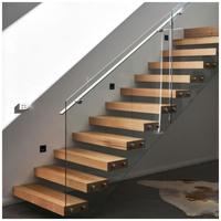 CBMMart moderne nouveau style européen populaire escalier intérieur Villa flottant escalier en bois massif