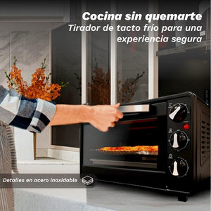 Forno Elettrico Multifunzione da Banco 23L 1600W Nero - Product Image 3