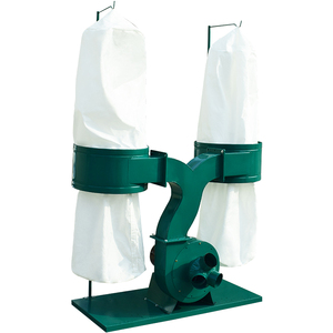 Nuevo Colector de Polvo Industrial de Doble Bolsa LHCNC para Plantas de Manufactura, Alta Productividad, 7.5kW, 90kg, para Trabajos en Madera - Product Image 1