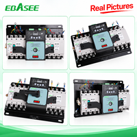 EBASEE Commutateur de transfert automatique double alimentation 100A 3P 4P 10A-1250A Type MCCB Classe CB ATS pour distribution d'énergie de générateur