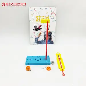 Kits de haste diy para estudante e crianças, física, ciência, educacional, kits, material de ciência, escola