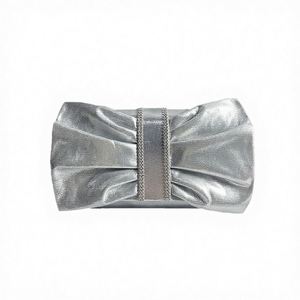 Nuevo Producto de Moda, Bolso de Mano Tipo Clutch con Diseño Triangular Facetado en Forma de Caja, Adornado con Perlas y Diamantes de Imitación, Bolso de Noche - Product Image 2