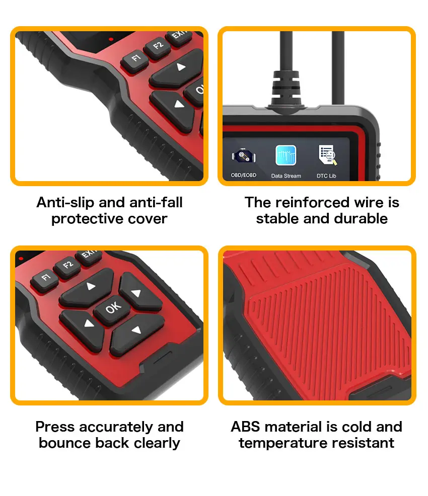 Yeni varış V519 araba için OBD tarayıcı motor arıza kodu teşhis aracı ELM327 OBD 2 OBD2 tarayıcı