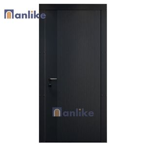 Anlike Doors Factory <span class=keywords><strong>House</strong></span> Entrada Negro Columpio moderno Aluminio fundido Seguridad Exterior Puertas de acero Seguridad Exterior - Product Image 2