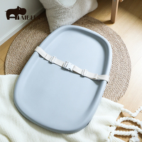 Tapis à langer portable Aibedo moderne, imperméable, doux au toucher, en mousse PU, pour bébés de 3 à 60 mois