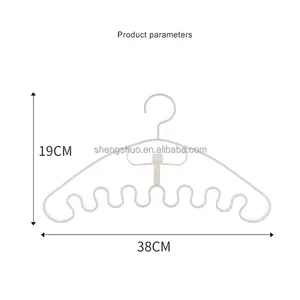 Droogrek Multifunctionele Plastic Zakhouder Ondergoed Stropdas Riem Hanger Opslag Slaapkamer Kasten Organizer Golven Kleerhangers