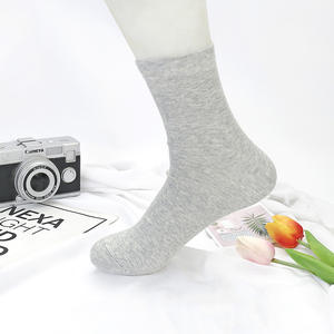 Kaos Kaki Pria Warna Solid Grosir 2026 Katun Combed 200 Jarum Kaos Kaki Kasual Bisnis Warna Solid Sederhana Tebal - Product Image 5