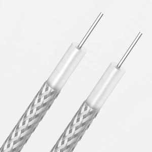 Cable Coaxial Semiterminado Trenzado RG59/RG58/RG6 Sin Cubierta, Cable de TV/CCTV/CATV para Cámara con Trenzado de Aluminio/Cobre/CCA - Product Image 1
