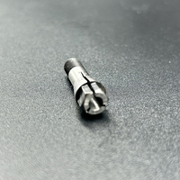 Mandrin à ressort manuel double pince en acier inoxydable HTT haute précision, précision 0,01 mm, pour machines CNC, perçage de trous profonds