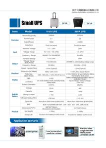 헤드웨이 1KVA UPS 순수 사인파 1KVA UPS + 2KWh 리튬 이온 배터리 UPS - Product Image 3