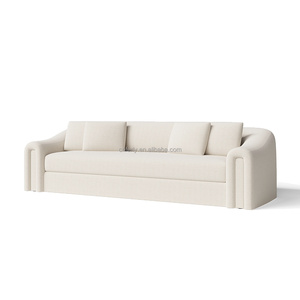 Set Divano e Poltrona in Stile Francese FERLY, Arredamento Scultoreo per Salotto - Product Image 3