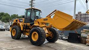 Chargeur sur pneus Caterpillar CAT966h Tracteur Komatsu Core Components d'occasion avec moteur CAT et pompe Kawasaki Modèle 966h - Product Image 5