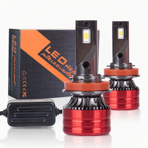 Luces LED de coche V13 de alta potencia IP68 a prueba de agua 56W 3570 chips H4 H7 H11 9005 bombilla de <span class=keywords><strong>faro</strong></span> LED con ventilador - Product Image 1