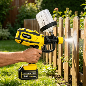 <span class=keywords><strong>Pistola</strong></span> de Pintura Eléctrica Inalámbrica HVLP de 20V con Recipiente Grande de 1400ML, <span class=keywords><strong>Pistola</strong></span> de Pulverización Eléctrica <span class=keywords><strong>para</strong></span> <span class=keywords><strong>Pintar</strong></span> Automóviles - Product Image 3