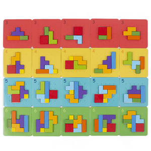 Puzzle <span class=keywords><strong>di</strong></span> <span class=keywords><strong>logica</strong></span> in legno per bambini puzzle educativo <span class=keywords><strong>rompicapo</strong></span> logico a spinta rapida puzzle game match board giocattoli per l'apprendimento prescolare - Product Image 5