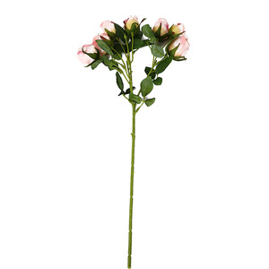 Ramo de rosas artificiales de 7 cabezas, flores de seda de alta simulación para decoración del hogar, boda, regalo del Día de San Valentín - Product Image 5