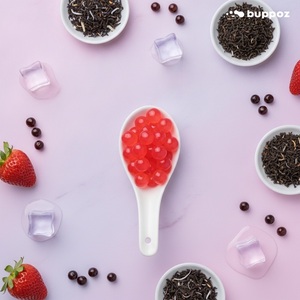 บับเบิ้ลบอลรสสตรอว์เบอร์รีแบบถังใหญ่ - Product Image 4