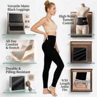 Leggings sans couture doublés polaire de haute qualité - Collants thermiques de compression taille haute personnalisés pour femmes, performance estivale