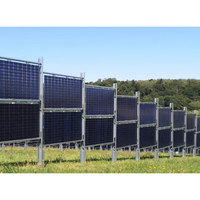 Clôture verticale de panneau solaire OEM personnalisé pour montage au sol Structure de panneau solaire debout