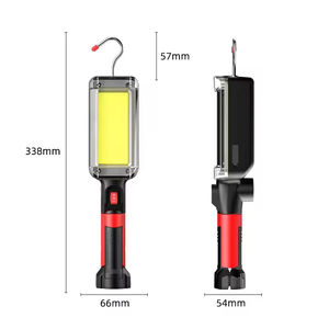 Auto Repair <b>Rechargeable</b> <b>Led</b> Magnet Strong Bright Waterproof IP65 Outdoor Car Multi-function Emergency Flashlight <b>Work</b> <b>Light</b> - Product Image 2