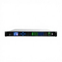 FTTH DWDM Sistemi için WDM 1550nm 16-24dBm SC/LC özellikli Çift Girişli 4-Portlu 8-Portlu XGPON EDFA Optik Amplifikatör