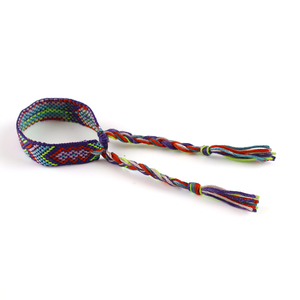 फैशन अनुकूलित ग्रीष्मकालीन रंगीन बोहेमियन व्यक्तित्व ब्रेसडेड बुना हुआ रिस्टबैंड महिलाओं की दोस्ती समायोज्य ब्रेसलेट - Product Image 5