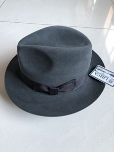 Chapeau en velours de lapin Boutique R119, chapeau Fedora en feutre à grand bord, casquette de <span class=keywords><strong>Jazz</strong></span> à la mode pour hommes - Product Image 3