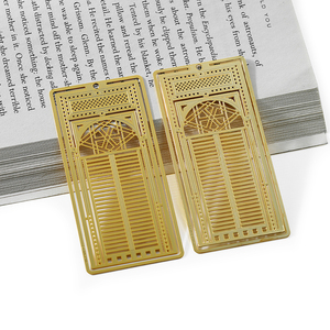 Marcapáginas de Metal con Diseño de Hoja, Grabado Láser, con Borla, para Libros - Product Image 6