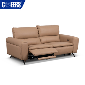 Manwah Cheers <span class=keywords><strong>2</strong></span> Chỗ Ngồi Phòng Khách Điện <span class=keywords><strong>Sofa</strong></span> Set Đồ Nội Thất Nhà Hiện Đại Chính Hãng Da Ngả Modular Cắt <span class=keywords><strong>Sofa</strong></span> Set - Product Image 2