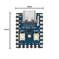 Placa de Desarrollo PICO con Microcontrolador Raspberry Pi RP2040-Zero RP2040, Procesador de Doble Núcleo Cortex M0+ y 2 MB de Memoria Flash