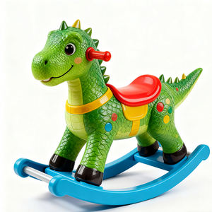 Özel Toddlers hediye emniyet itme denge kurulu oyuncak araç plastik sallanan atlar oyuncak bebek sallanan oyuncak itme kolu ile - Product Image 2
