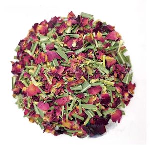 Té Suelto a Granel de Rosas, Limoncillo y Jengibre para Bebidas Calientes de Invierno con Frutas y Flores en Botellas Reutilizables - Product Image 6