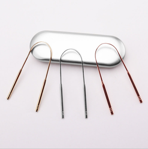 Nettoyeurs de langue en acier inoxydable chirurgical de qualité supérieure, gratte-langue en acier inoxydable 304 - Product Image 6