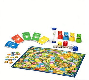 วัสดุเป็นมิตรกับสิ่งแวดล้อม รับผลิตบอร์ดเกมตามสั่ง พร้อมโลโก้ การ์ดเกม ของเล่นบนโต๊ะ พกพาสะดวก ทนทาน ความบันเทิงสำหรับครอบครัว ของแท้ - Product Image 4