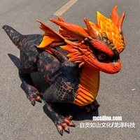 KULIT NAGA LAVA ANKYLOSAURUS untuk ANJING ROBOT-TIDAK TERMASUK ANJING ROBOT- COCOK UNTUK TAMAN PETUALANGAN & TAMAN OLAHRAGA-MCSRTR28